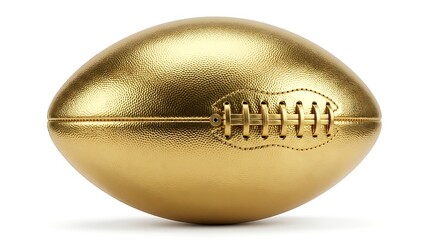 Fototapeta premium Golden american football trophy
