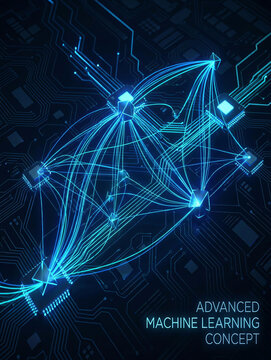 Advanced machine learning neural network concept