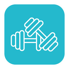 Obraz premium Barbell Icon