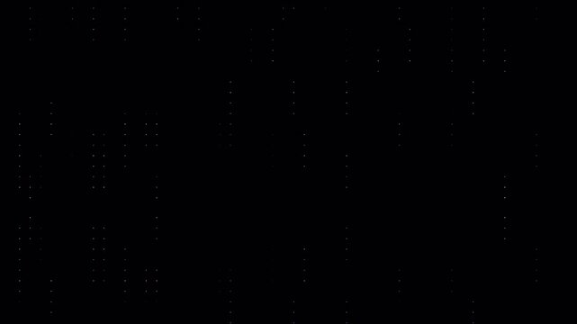 Abstract dark background with slow moving digital rain animation.