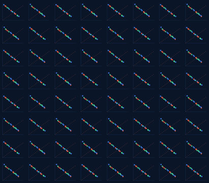 Seamless Scatter Plot Data Pattern Dark