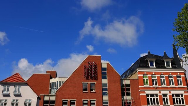 the german city of eckernfoerde 4k video