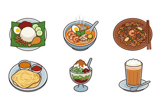 Malaysian Food Assortment