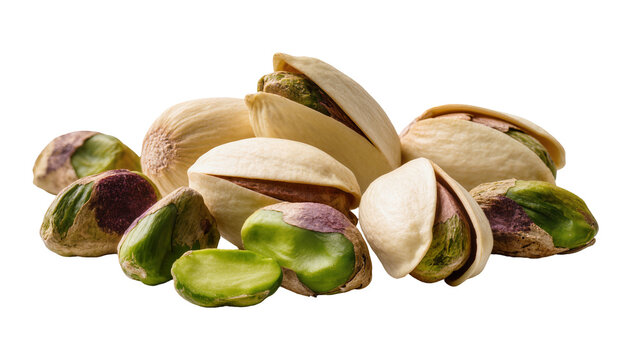 Pile of Shelled and Un-shelled Pistachios