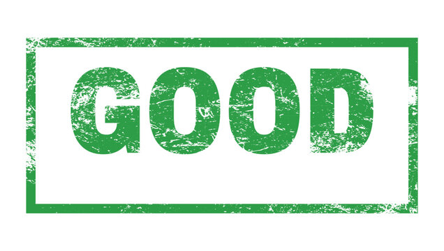 Good Grunge Rubber Stamp Style Green Text