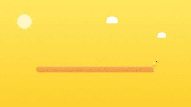 Tiny Yellow Chick Seed Loading Screen UI Element
