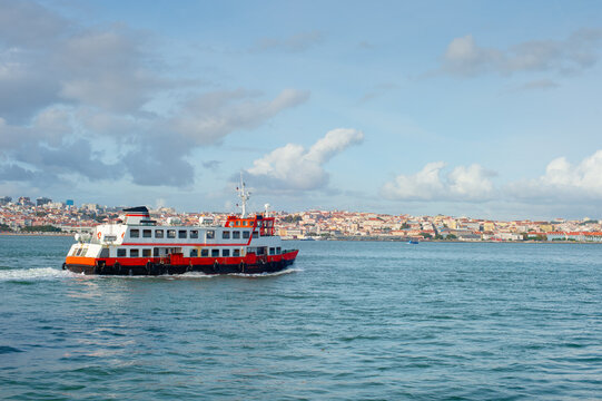 Passenger boat ferry Lisbon Portugal