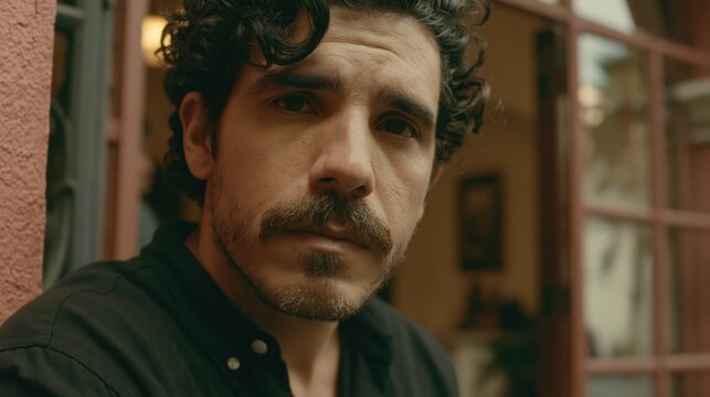 Return To Office Anxiety Mexican Man Overloaded Transition