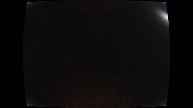 Old television screen showing static noise and analog signal interference effect.