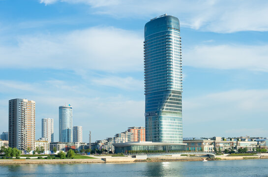 Kula Beograd skyscraper river Belgrad