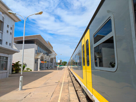 Railway station train  Lobito, Angola