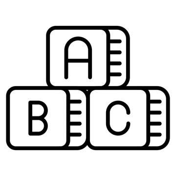 ABC Blocks Icon