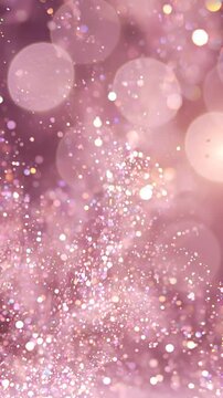 A Magical Display of Sparkling Particles: A Journey Through Ethereal Bokeh and Dazzling Light Effects that Create a Dreamy Atmosphere