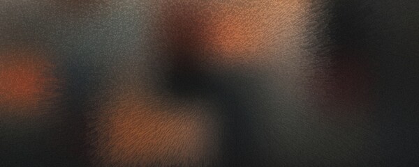 Fototapeta premium Abstract textured background, with dark grey, and warm orange, blurred spots creating, a soft grainy, atmosphere and a, subtle depth of, field visual effect