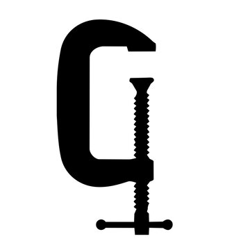 C clamp icon