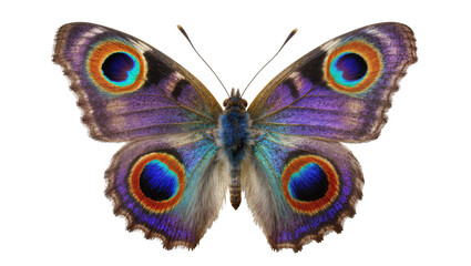 Peacock butterfly wings with eye spots © Sarah