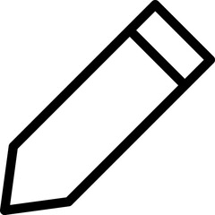 Fototapeta premium Pencil Edit Tool Line Icon