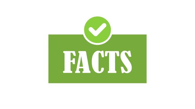 Facts vs myths concept, vector design, icon.