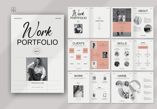 Work Portfolio Design Template