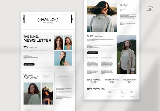 The Email News Letter Template