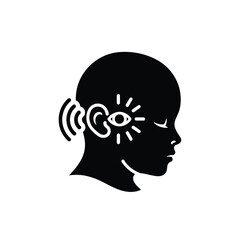 Hearing and seeing concept icon. © yeni