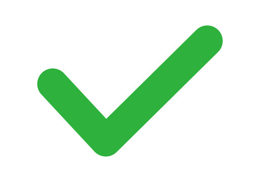 Icono de marca de verificaci&oacute;n verde