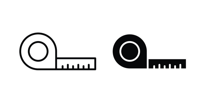 Measuring tape icon