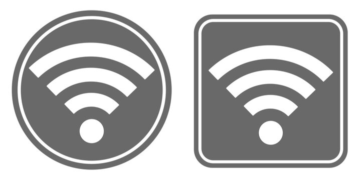 set of vector wi fi icons