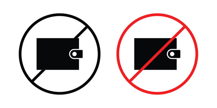No wallet sign