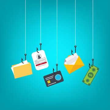Cyber crime, phishing, stealing personal data. Cyber fraud and online scam	