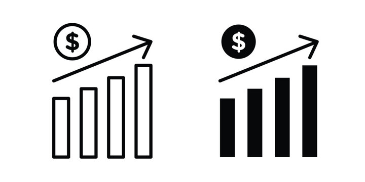 Profit increase icon