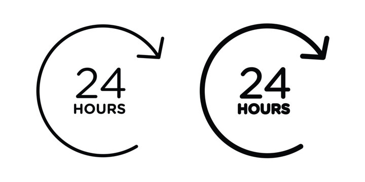 Twenty four hours icon