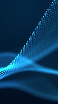 abstract blue background with waves