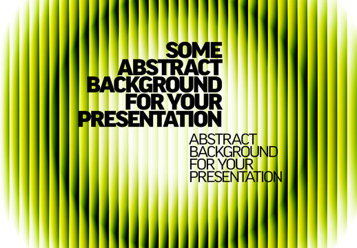 Abstract Green and Yellow Vertical Stripe Background for Presentations