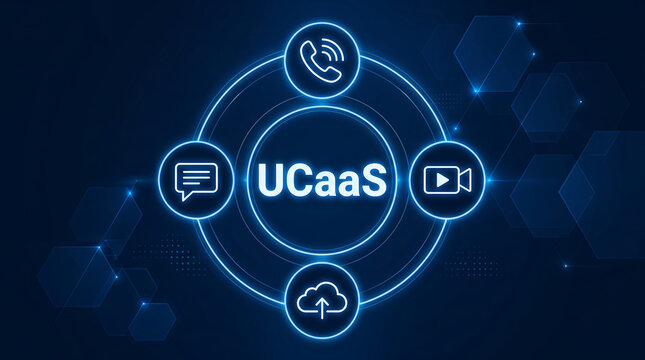 UCaaS acronym. Unified communications as a service brings together apps and services like call, chat, video, and audio conferencing into one cloud based platform.