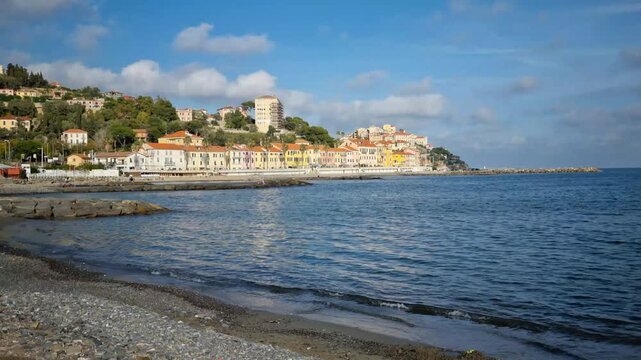 Porto Maurizio in the coastal city of Imperia in the Liguria region of Italy