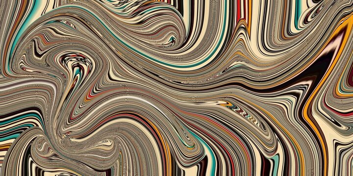 Dynamic abstract, swirl, texture, background, and fluid artwork with colorful flowing lines and marble-like movement for creative design applications.