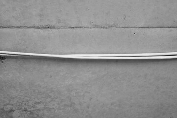 Fototapeta premium Two white lines on concrete texture