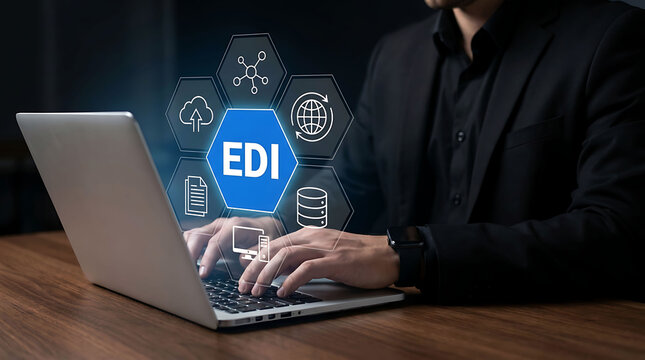 EDI electronic data interchange programming cloud integration and database network