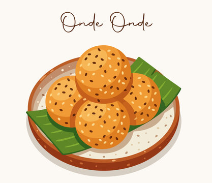 onde onde indonesia dessert