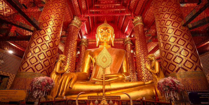 Majestic Seated Buddha at Wat Phanan Choeng