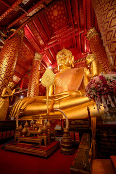 Majestic Seated Buddha at Wat Phanan Choeng