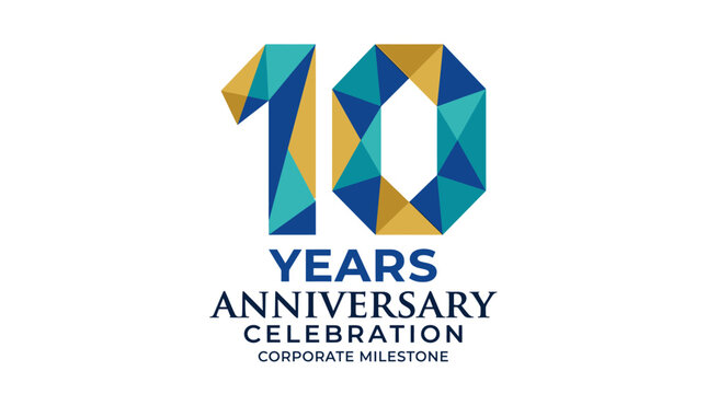 Corporate milestone 10 year anniversary celebration.