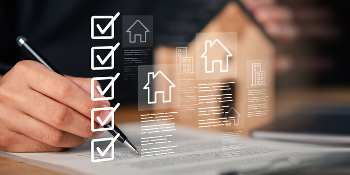 Real estate consultants and property administrators reviewing digital housing agreements, compliance checklists, smart documentation systems to improve operational accuracy and customer confidence.