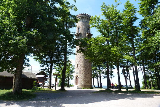 Aussichtsturm Kickelhahn im Th&uuml;ringer Wald bei Ilmenau