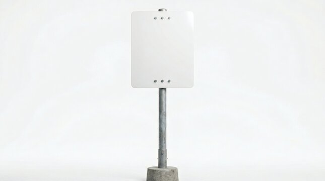 Modern white WiFi router, wireless internet access point, sleek metal stand, networking device