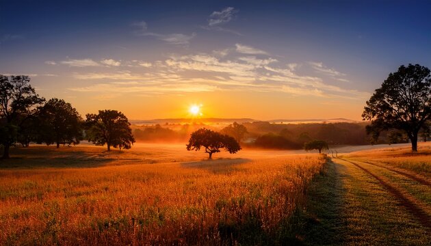 warm sunrise in albemarle county virginia