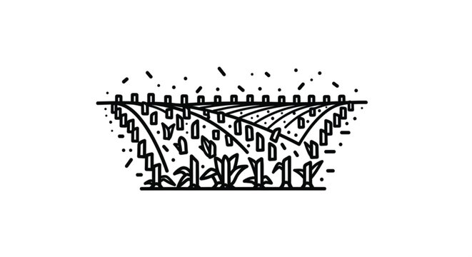 Detailed illustration of a circuit board.