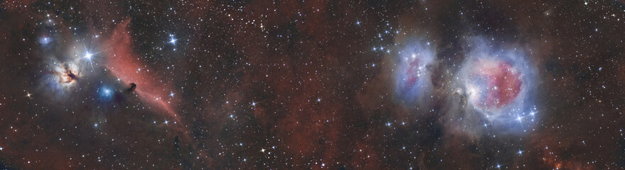 High Resolution Deep Sky Astrophotography – Stars, Nebulae and Cosmic Dust in Space © Andrey