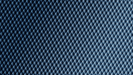 Naklejka premium Blue quilted diamond pattern background